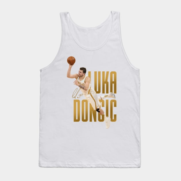 Luka Doncic Game Winner Tank Top by Juantamad